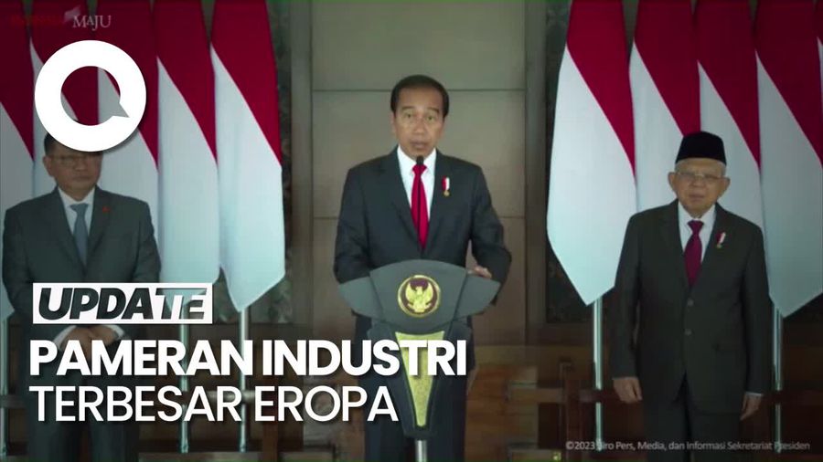 Terbang ke Jerman, Jokowi Bakal Buka Pameran Hannover Messe 2023