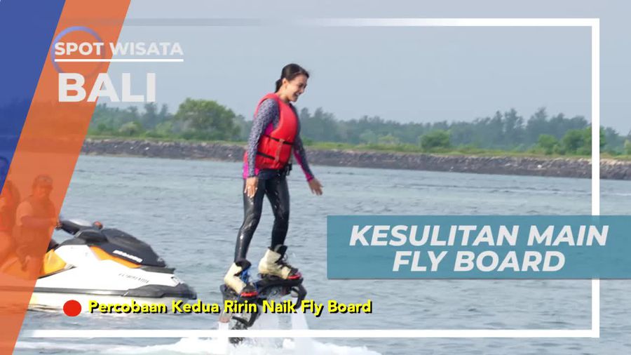 Keseimbangan, Kunci Bermain Fly Board, Tanjung Benoa Bali