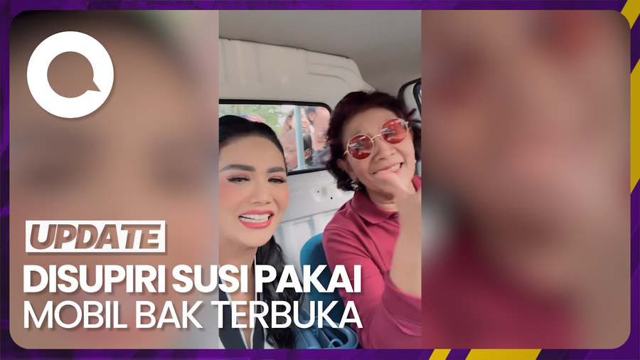 Krisdayanti Ngabuburit Bareng Susi Pudjiastuti di Pangandaran