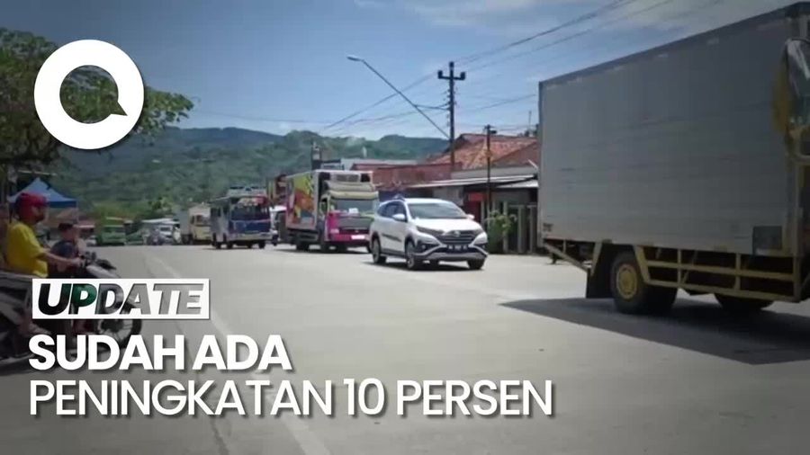 Pemudik Motor Mulai Masuk ke Wilayah Banyumas Via Ajibarang