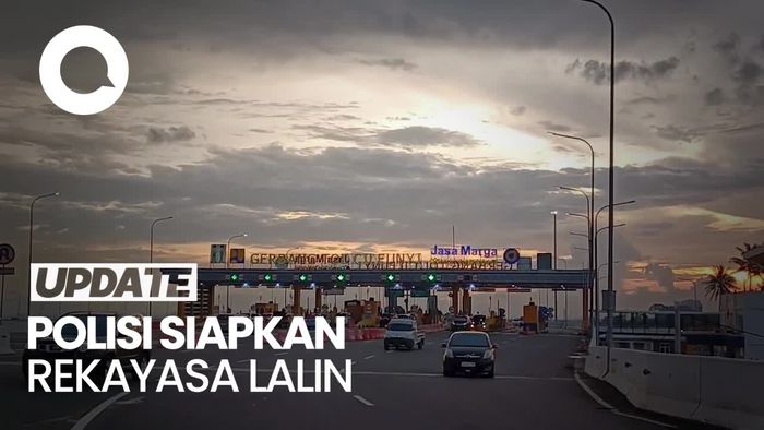 H-6 Lebaran, Arus Lalin GT Cileunyi Ramai Lancar Malam Ini