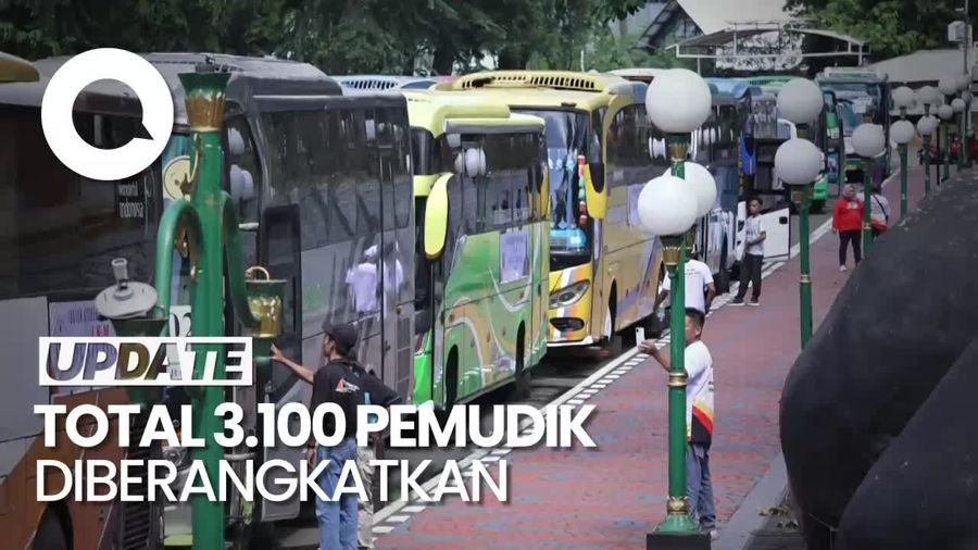 Momen Fadli Zon-Andre Rosiade Lepas Mudik Gratis ke Sumbar