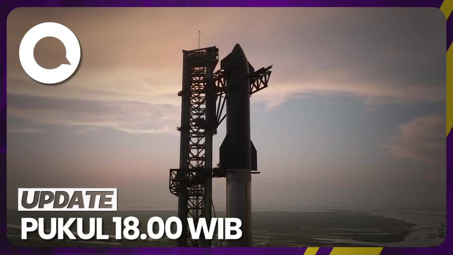 Roket SpaceX Starship Siap Meluncur Sore Ini