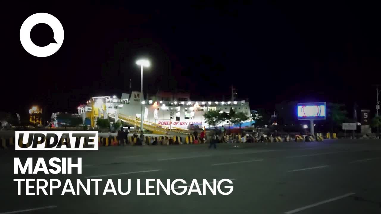 H-5 Lebaran, Pelabuhan Merak Sepi Terpantau Lengang