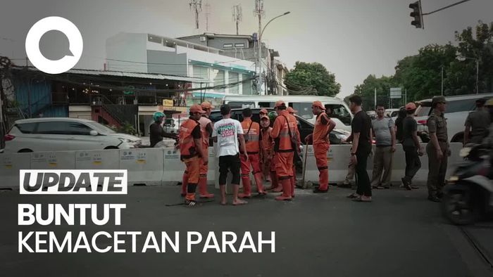 Simpang Pasar Santa ke Tendean Dibuka Kembali!