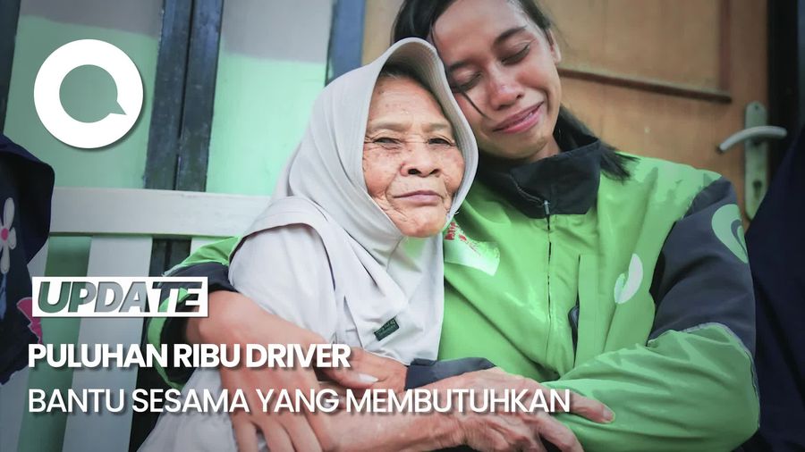 Puluhan ribu driver Gojek dari Ratusan Komunitas Se-Indonesia Bantu Sesama