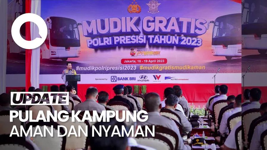 Bahagianya Peserta Mudik Gratis Polri Presisi 2023