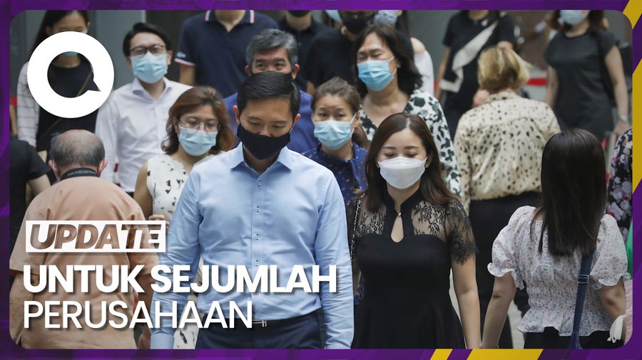 Kasus Covid-19 Naik, Singapura Terapkan WFH Lagi