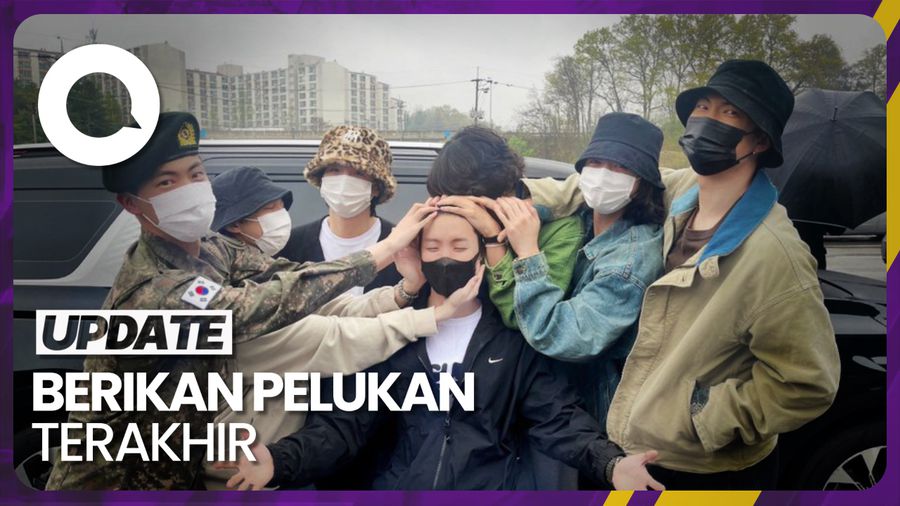Member BTS Antar J-Hope Wajib Militer: Saranghae...