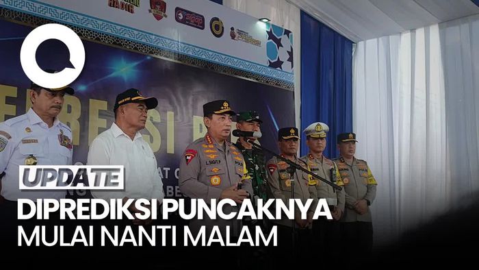 Kendaraan di GT Kalikangkung Meningkat Hampir 300%, Puncaknya Nanti Malam
