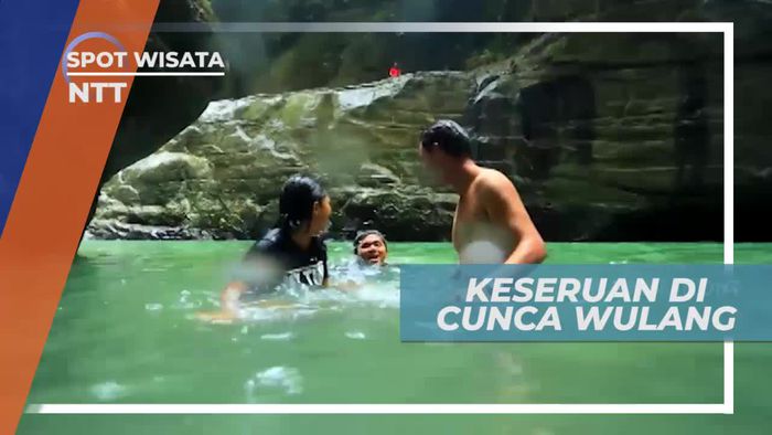 Asiknya Berenang dan Melompat di Cunca Wulang Labuan Bajo
