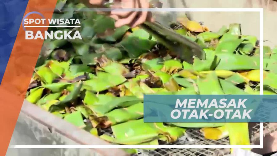 Mencoba Ikut Memasak Otak-otak, Bangka