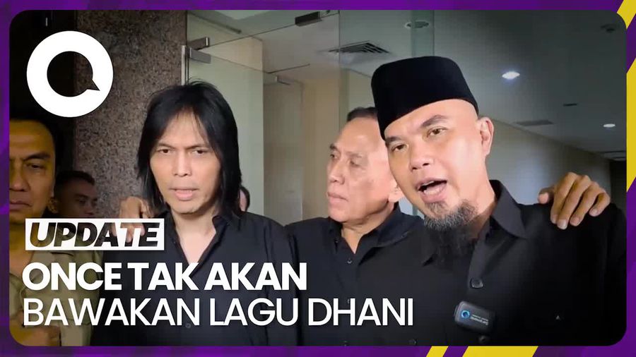 Ahmad Dhani dan Once Jabat Tangan, Perseteruan Berakhir?