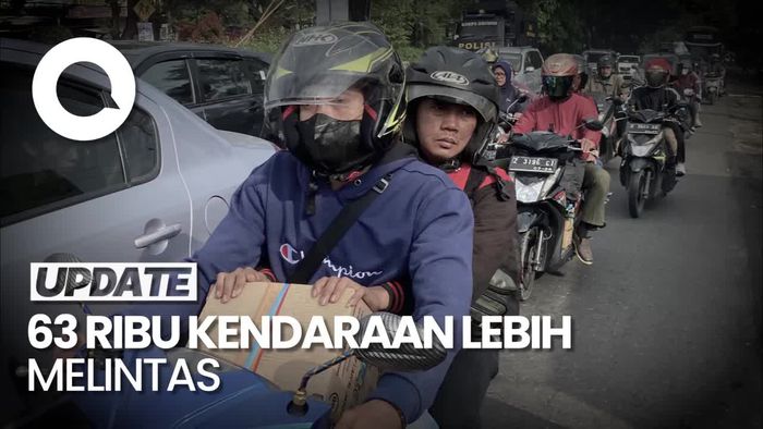H-3 Lebaran, Jalur Nagreg Padat-Merayap Sejak Pagi Hari