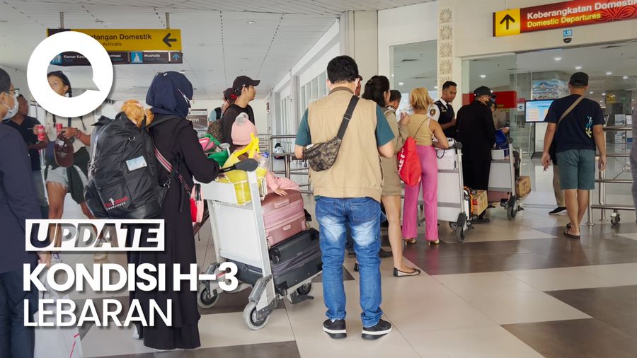 29 Ribu Pemudik Padati Bandara Internasional I Gusti Ngurah Rai 