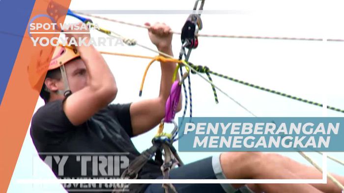 Memacu Adrenalin Dengan Menyebrangi Tebing, Yogyakarta