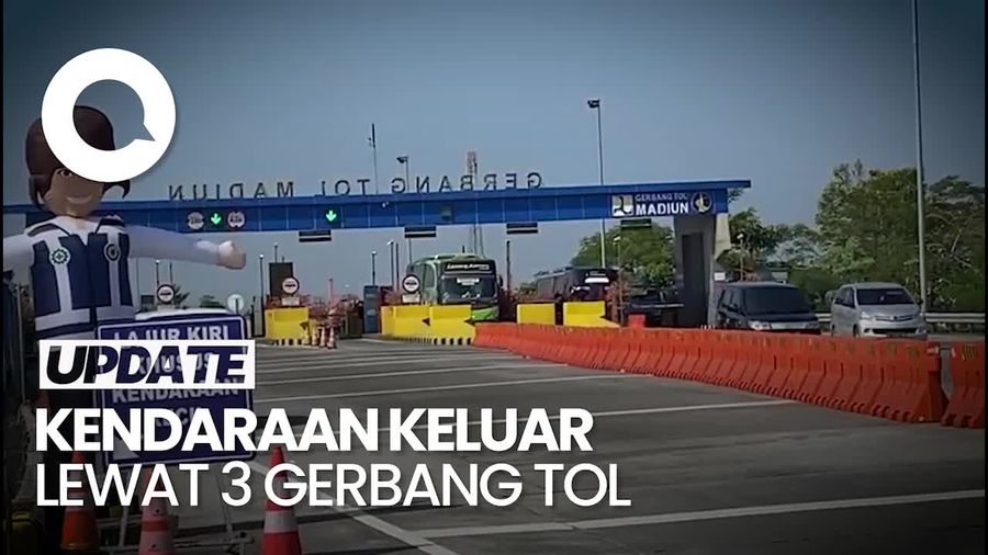 H-3 Lebaran, Kendaraan Pemudik Naik 108% di Tol Madiun-Nganjuk