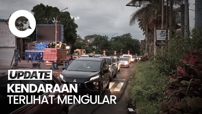 Lalin Arah Puncak Bogor Mulai Padat Sore Ini