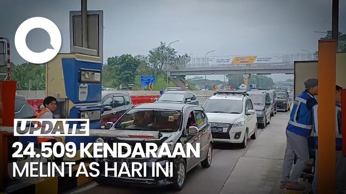 Cuti Lebaran Pertama, Exit Tol Cileunyi Mulai Ramai