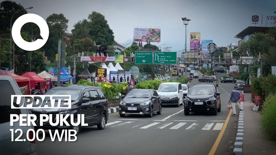 11 Ribu Kendaraan Masuk Jalur Puncak Bogor