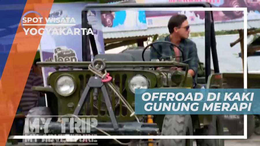 Offroad Menantang di Kaki Gunung Merapi, Yogyakarta