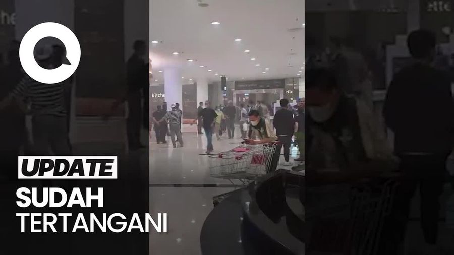 Sempat Ada Kepulan Asap, Mall Senayan City Sudah Kondusif Lagi