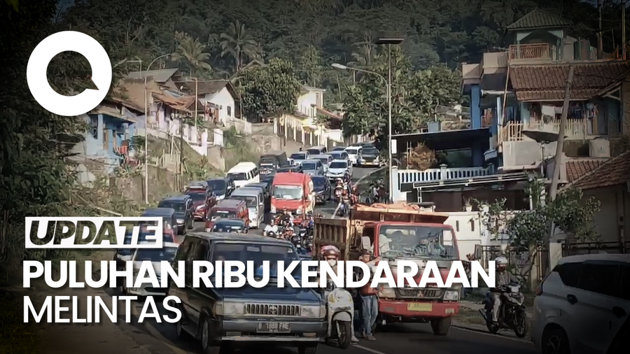 H-2 Lebaran, Jalur Nagreg Padat Pemudik