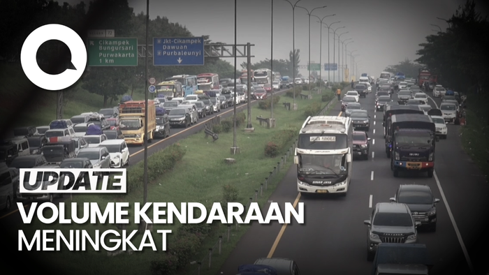 H-2 Lebaran, Tol Cipali Padat Pemudik ke Arah Cirebon!