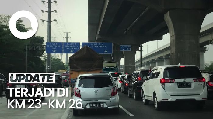 Arus Lalin Tol Jakarta-Cikampek Mulai Macet Pagi Ini