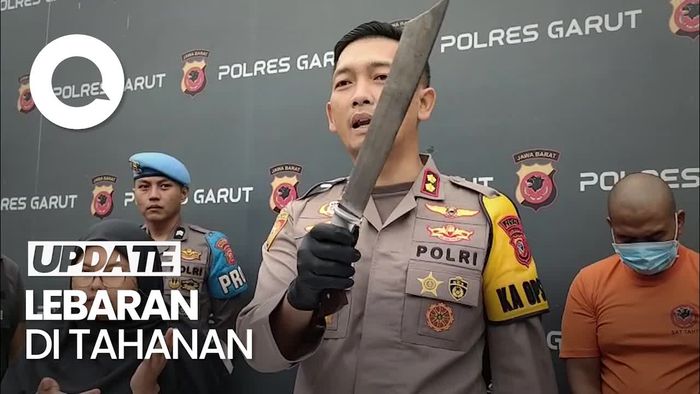 Pria Bawa Golok di Jalur Limbangan Kini Ditahan