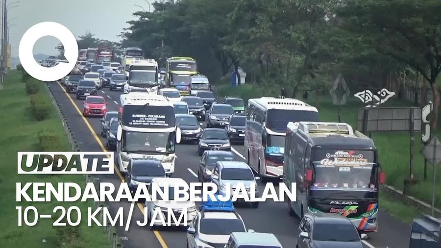 One Way Disetop, Tol Cipali Padat Merayap