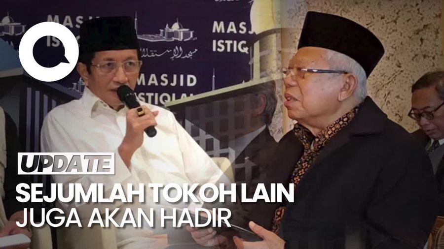 Wapres Maruf Amin Akan Salat Idulfitri di Masjid Istiqlal