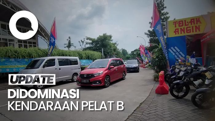 H-1 Lebaran, Rest Area KM 429 Semarang Ramai Pemudik