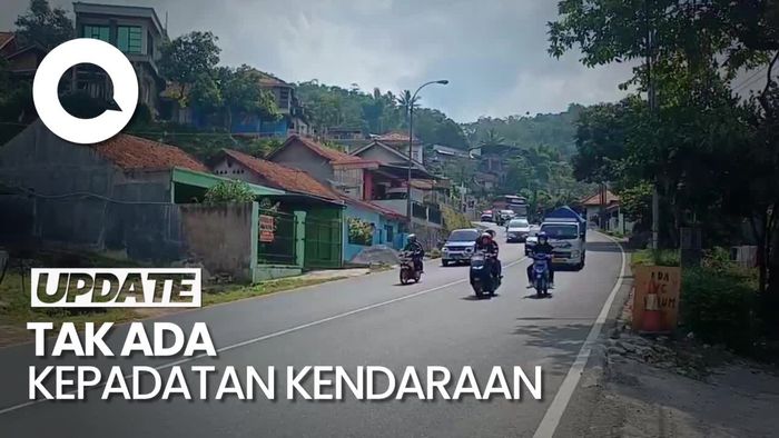 Kondisi Lalin Nagreg Sepi saat H-1 Lebaran