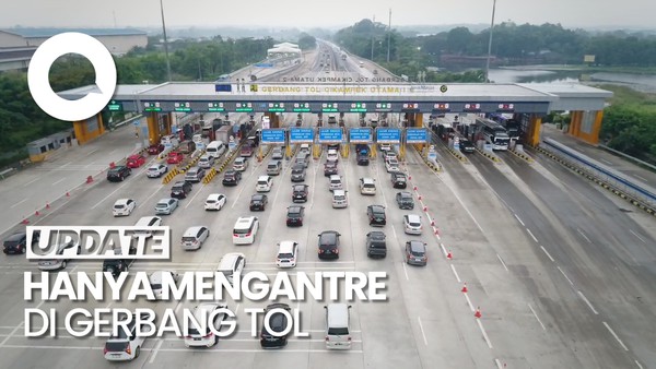 H-1 Lebaran, Tol Cikampek Lancar