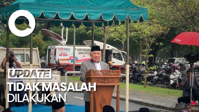 Ketika Salat Idul Fitri di Equestrian Park Digelar 2 Kloter 
