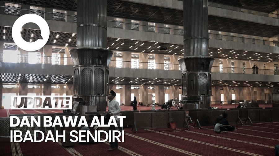 Mau Salat Id di Masjid Istiqlal? Pengurus Minta Jemaah Pakai Masker