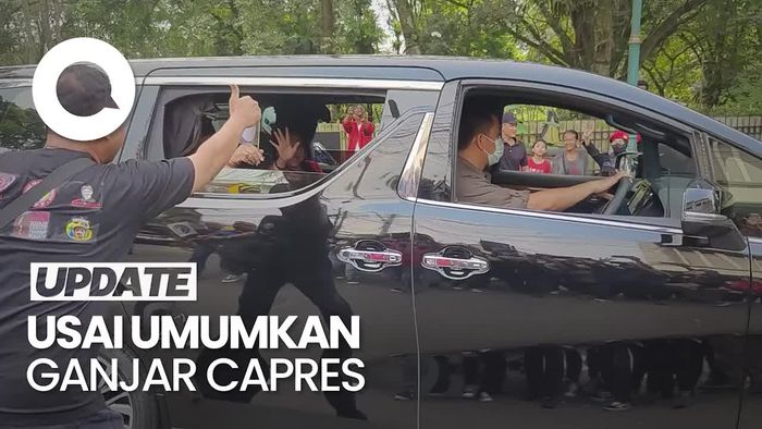 Lambaian Tangan Megawati saat Tinggalkan Istana Batutulis