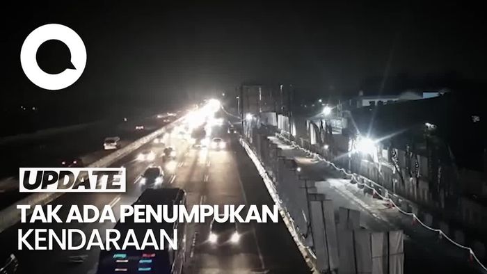 H-1 Lebaran, Arus Lalu Lintas di Tol Cikampek Lancar!