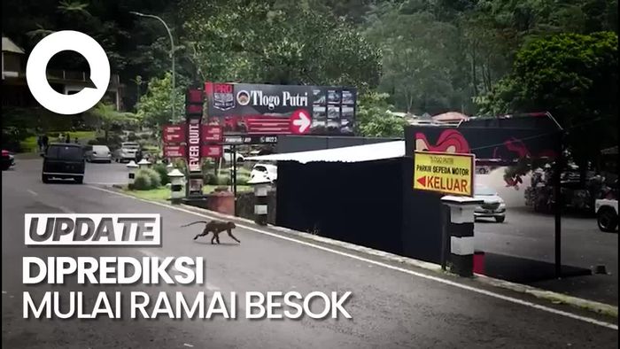 Jalur Wisata Kaliurang Sepi di Hari Pertama Lebaran