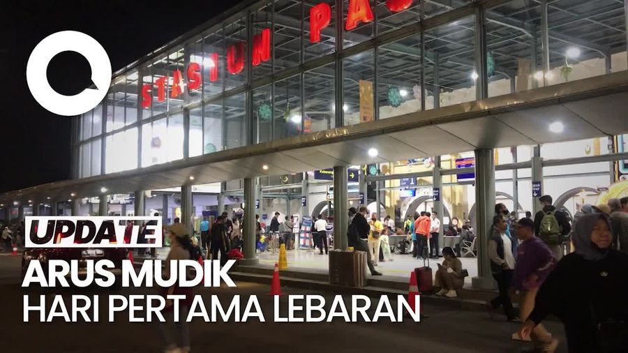 23 Ribu Pemudik Tinggalkan Stasiun Pasar Senen