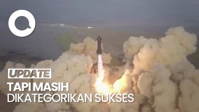 Detik-detik Roket Starship SpaceX Meledak 4 Menit Setelah Meluncur