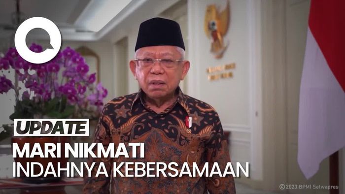 Wapres Maruf: Perayaan Idul Fitri Merupakan Momen Penuh Makna