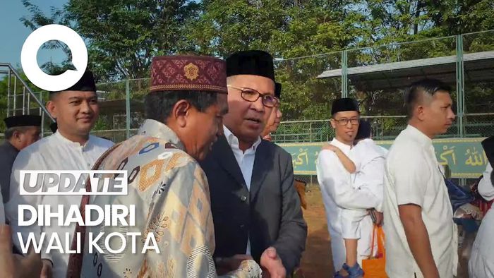 Suasana Salat Idul Fitri di Makassar yang Penuh Pesan