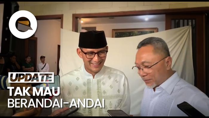 Disebut Jokowi Bisa Jadi Cawapres Ganjar, Sandi: Itu Ranah Pimpinan Parpol
