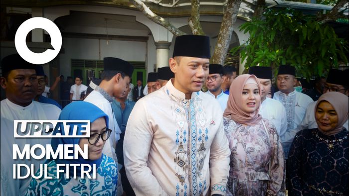 Momen AHY Silaturahmi ke Kediaman Anies saat Lebaran