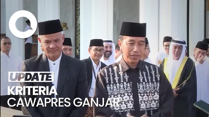 Jokowi Bicara Sosok Cawapres Ganjar: Ada Nama Erick hingga Sandiaga