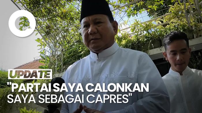 Jawaban Prabowo Usai Disebut Jokowi Potensial Jadi Cawapres Ganjar