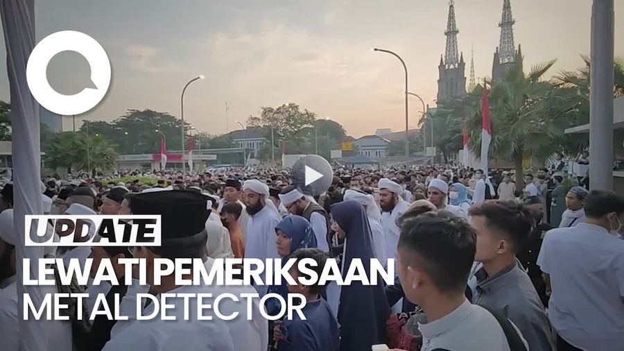 Jemaah Salat Id Padati Masjid Istiqlal