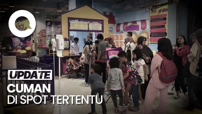 Hari Kedua Lebaran, Mal Kokas Terpantau Tak Terlalu Ramai